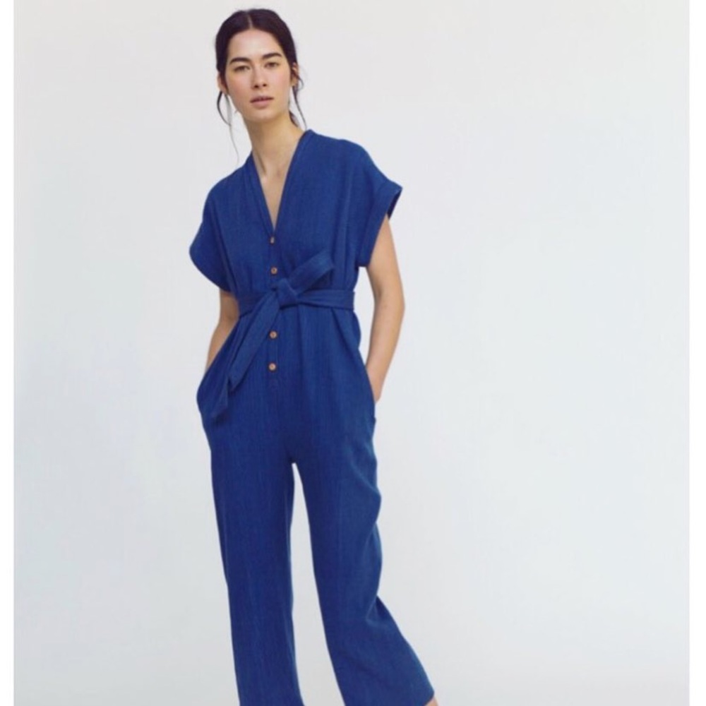 Claire Heinui Aiko Jumpsuit washed indigo (XS)